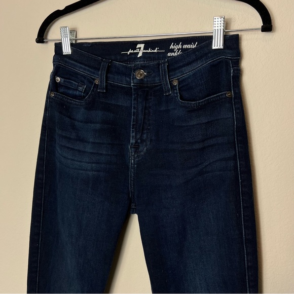 7 For All Mankind Gwenevere High Waist Ankle Skinny - Picture 2 of 5